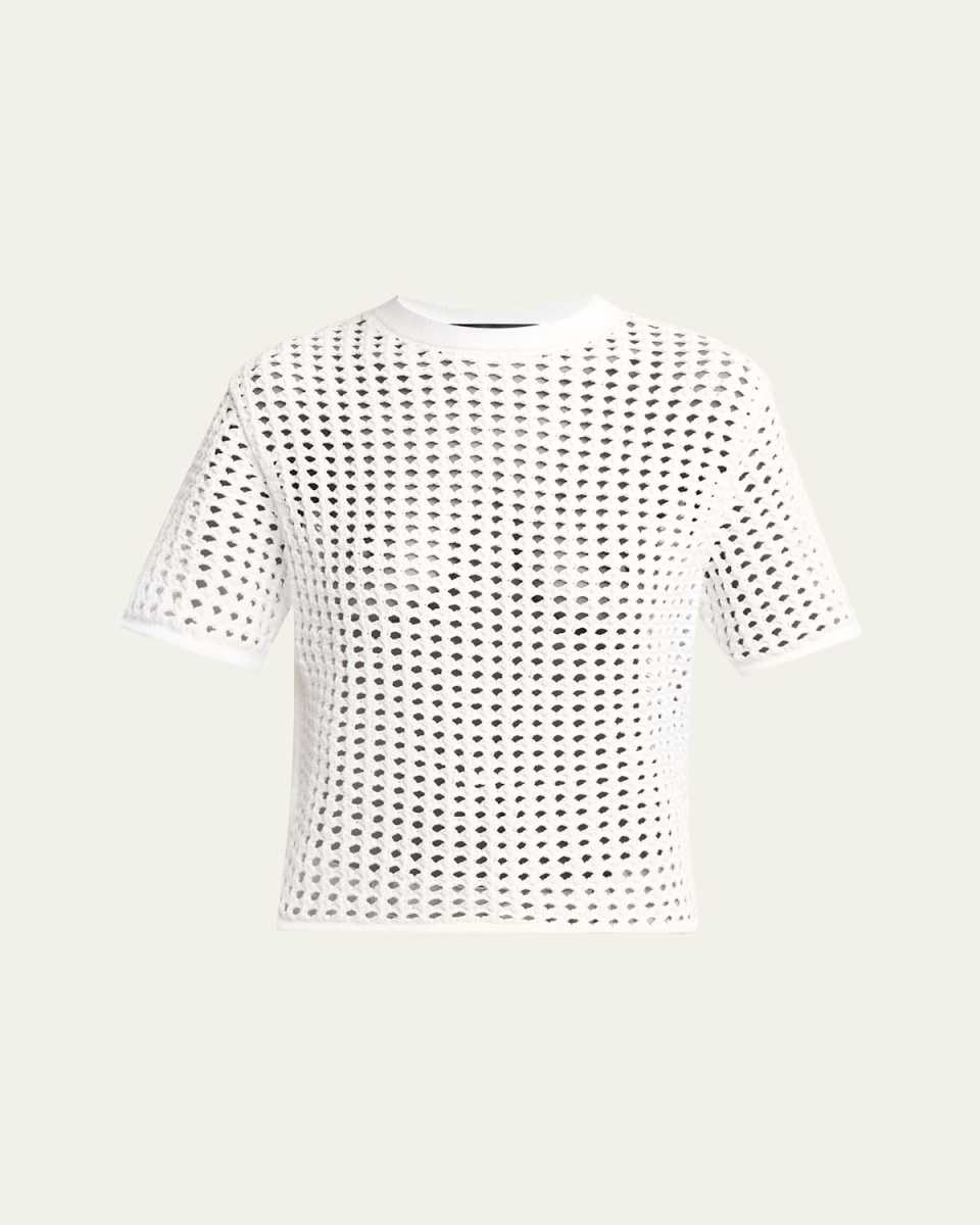 Kimia Open Crochet Top